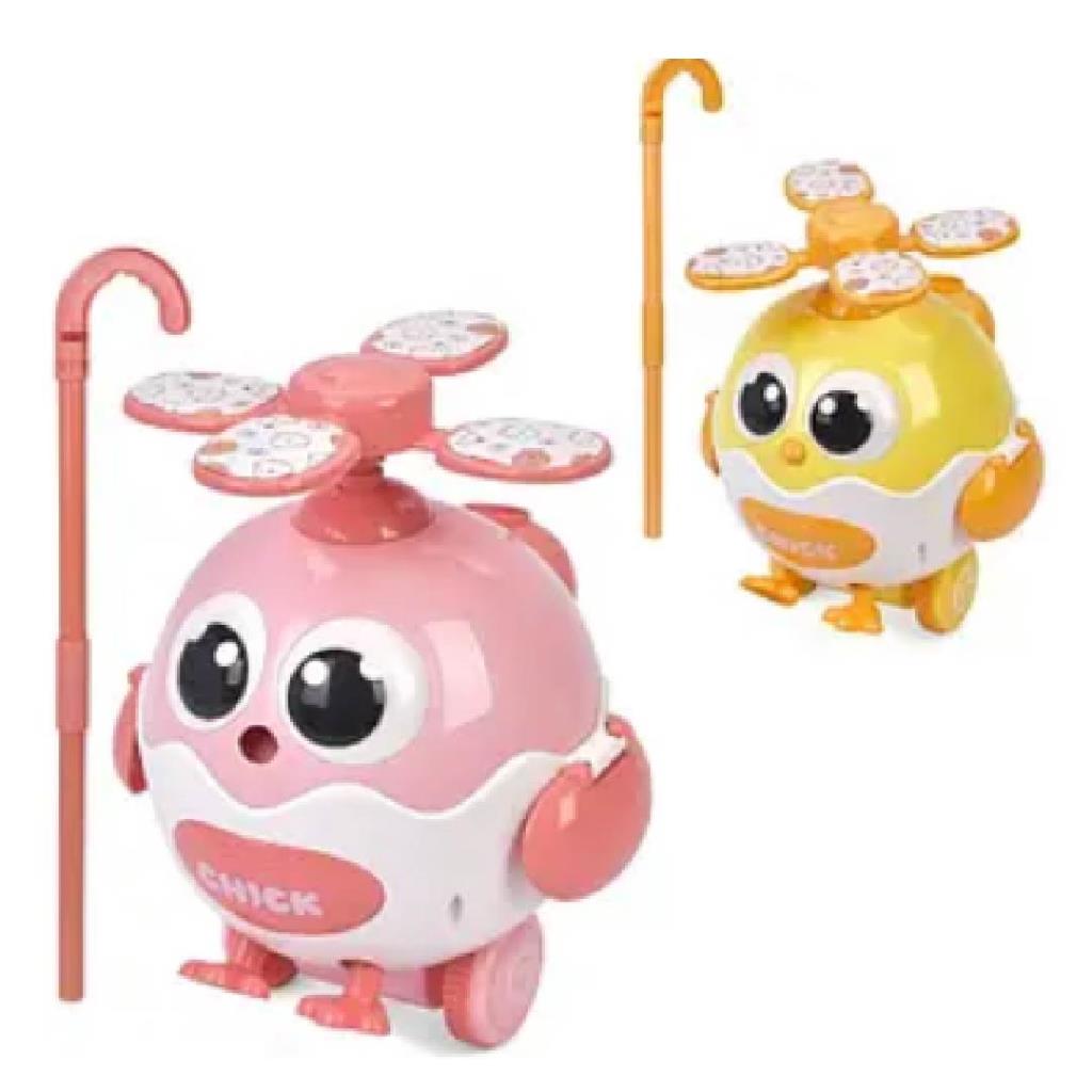 Musical Walking Chick Push Toy